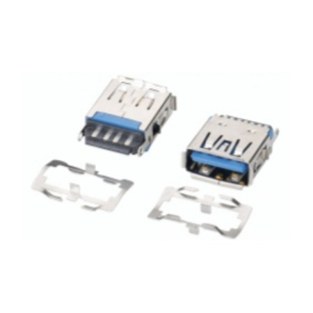 C14011 USB 3.0 AF 焊线式LY带弹片